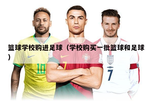 篮球学校购进足球（学校购买一批篮球和足球）